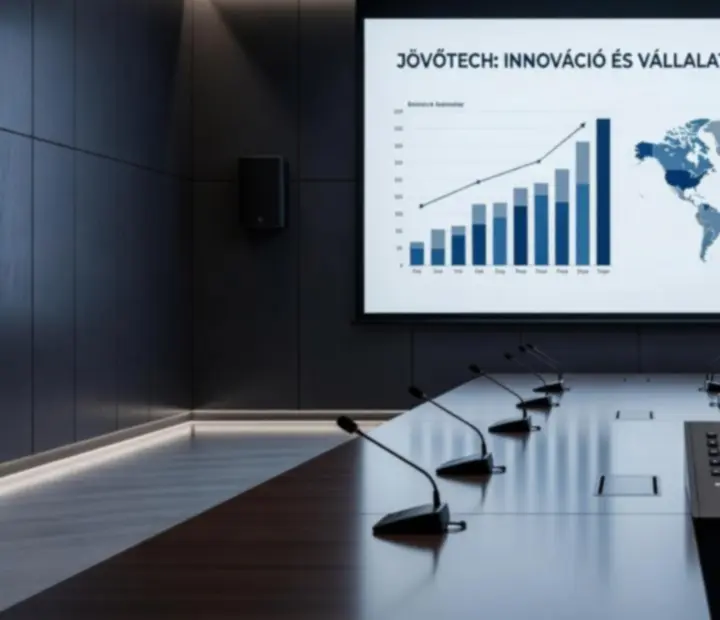 Fejlett konferenciatechnológia és audiovizuális eszközök a VeriSpace-ben